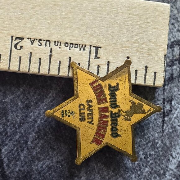 Vintage 1940s Lone Ranger Atomic Bomb Ring 1938 Bond Bread Safety Club Badge Kix - Picture 8 of 16